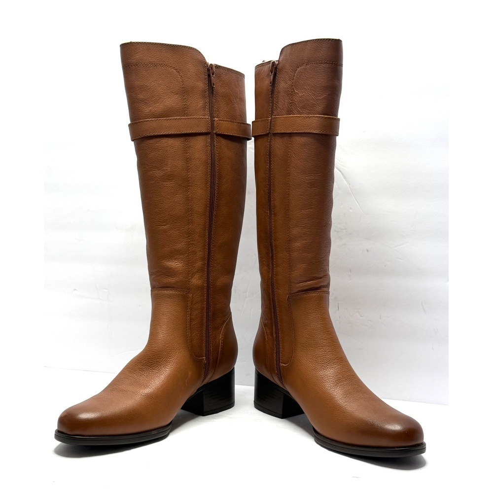 Naturalizer Women's Kenna Knee High Boots English Leather Size 9.5W NWT/BOX - Picture 4 of 10